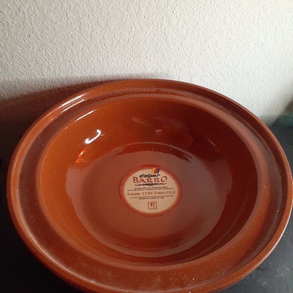 GORGEOUS NEW Sur La Table 13" Terra Glaze Tajine Made in Portugal. - Picture 3 of 6